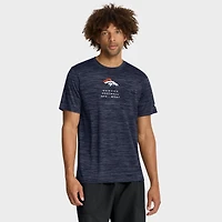T-shirt Nike Dri-FIT pour homme, bleu marine, Denver Broncos Velocity Ball Carrier