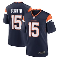 Maillot de match Nike Nik Bonitto orange des Broncos Denver pour homme