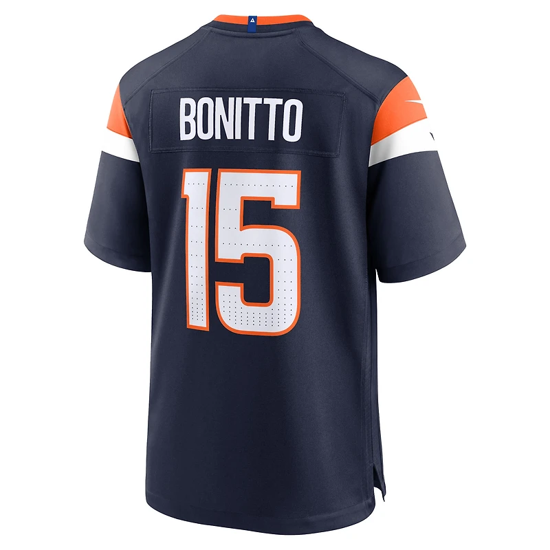 Men's Nike Nik Bonitto  Orange Denver Broncos Team Game Jersey