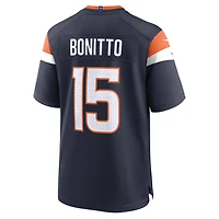 Maillot de match Nike Nik Bonitto orange des Broncos Denver pour homme
