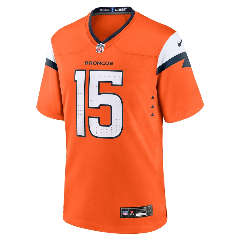 Men's Nike Nik Bonitto  Orange Denver Broncos Team Game Jersey