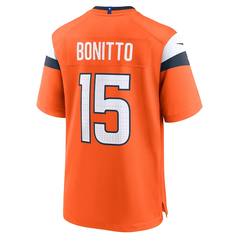 Men's Nike Nik Bonitto  Orange Denver Broncos Team Game Jersey