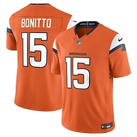 Men's Nike Nik Bonitto Orange Denver Broncos Vapor F.U.S.E. Stitched Limited Jersey