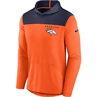 Men's Nike Orange/Navy Denver Broncos Athletic Lockup Pullover Hoodie