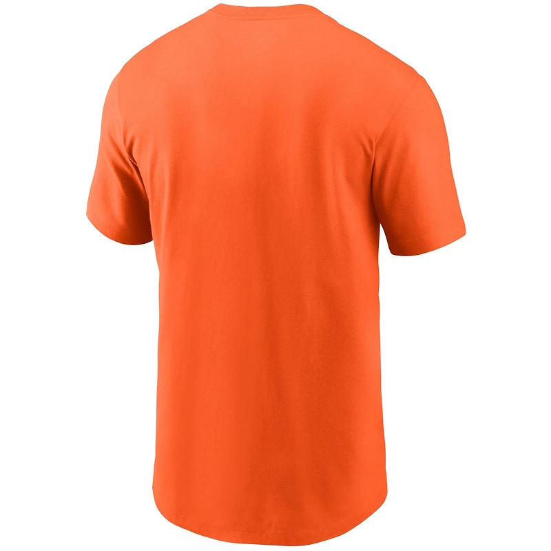 T-shirt Nike Denver Broncos Broadcast Essential pour Homme Orange
