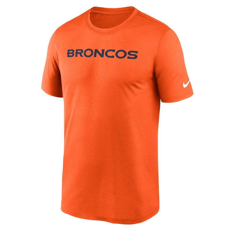 T-shirt Nike orange Denver Broncos Primetime Legend pour homme