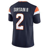 Men's Nike Patrick Surtain II Navy Denver Broncos Mile High Collection Vapor F.U.S.E. Limited Jersey