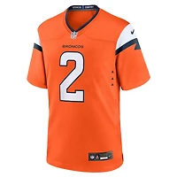 Men's Nike Patrick Surtain II Orange Denver Broncos Mile High Collection Game Jersey