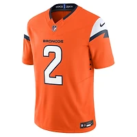 Maillot Nike Patrick Surtain II orange Denver Broncos Team Vapor F.U.S.E. Limited pour homme