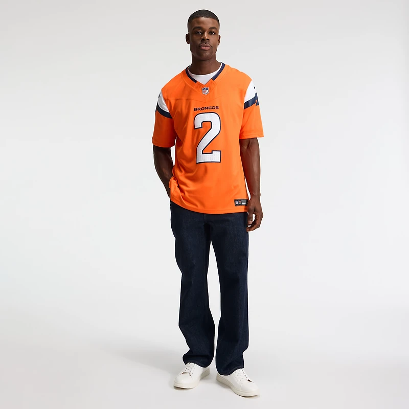 Men's Nike Patrick Surtain II Orange Denver Broncos Vapor F.U.S.E. Stitched Limited Jersey