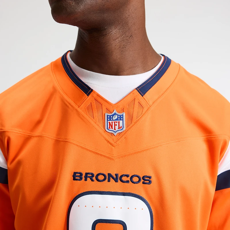 Men's Nike Patrick Surtain II Orange Denver Broncos Vapor F.U.S.E. Stitched Limited Jersey