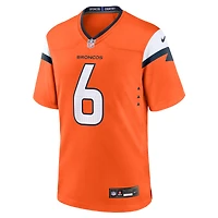 Maillot de match Nike P.J. Locke orange Denver Broncos pour homme