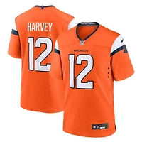 Men's Nike RJ Harvey  Orange Denver Broncos Team Game Jersey