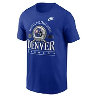 Men's Nike Royal Denver Broncos Rewind Essential T-Shirt