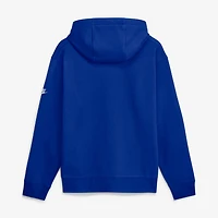 Men's Nike  Royal Denver Broncos Short Pass Rewind Club Fleece Hoodie