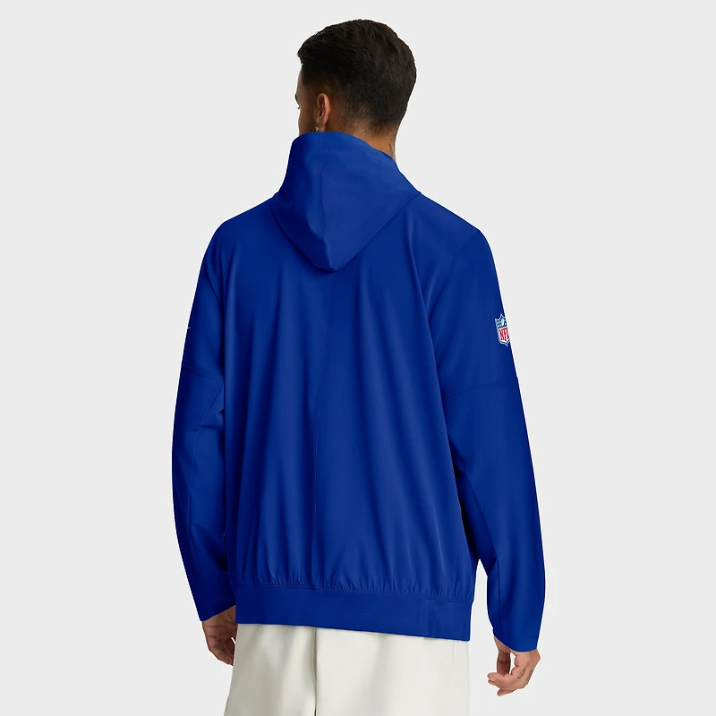 Men's Nike Royal Denver Broncos Sideline Alt Pack Anorak Half-Zip Hoodie Jacket