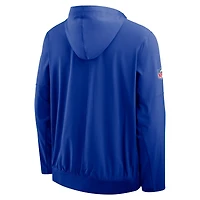 Men's Nike Royal Denver Broncos Sideline Alt Pack Anorak Half-Zip Hoodie Jacket