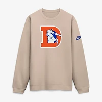 Men's Nike  Sand Denver Broncos Formation Rewind Club Pullover Sweatshirt