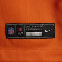 Men's Nike Talanoa Hufanga  Orange Denver Broncos Team Game Jersey
