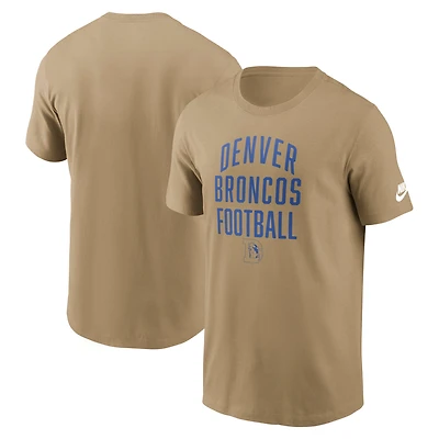 T-shirt Nike Rewind Essential beige Denver Broncos pour homme