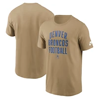 T-shirt Nike Rewind Essential beige Denver Broncos pour homme
