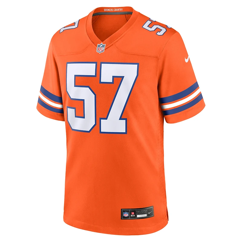 Men's Nike Tom Jackson Orange Denver Broncos Retired Player Alternate Game Jersey