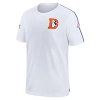 Haut de performance Coach avec logo alternatif Nike Denver Broncos Sideline pour homme blanc