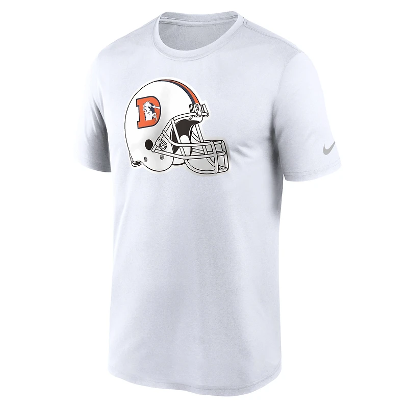 T-shirt Nike Denver Broncos Throwback pour homme, blanc