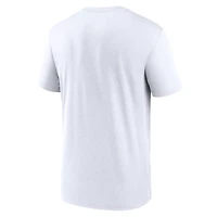 T-shirt Nike Denver Broncos Throwback pour homme, blanc