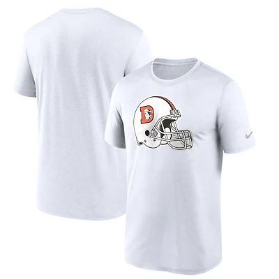T-shirt Nike Denver Broncos Throwback pour homme, blanc