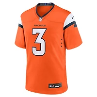 Men's Nike Wil Lutz  Orange Denver Broncos Team Game Jersey