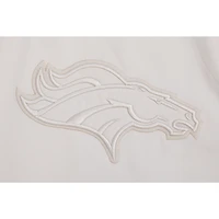 Veste neutre à fermeture éclair Pro Standard pour hommes, crème, Denver Broncos