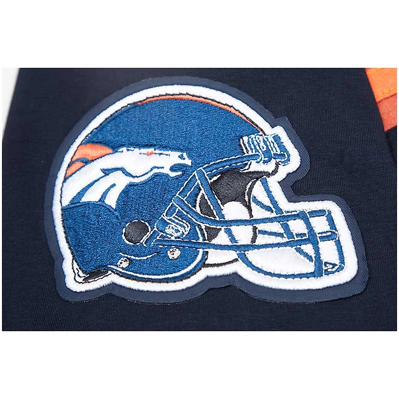 T-shirt Pro Standard pour homme bleu marine Denver Broncos Old English