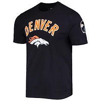 T-shirt slim à poils classiques Pro Standard pour hommes, bleu marine, Denver Broncos Team