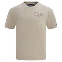 Men's Pro Standard Tan Denver Broncos Drop Shoulder T-Shirt