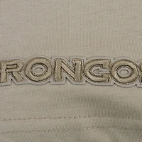 Men's Pro Standard Tan Denver Broncos Neutrals Capsule Short Sleeve Pullover Hoodie