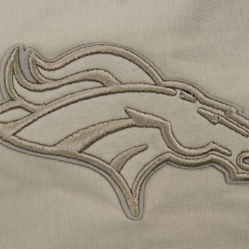Sweat à capuche manches courtes pour homme Pro Standard Tan Denver Broncos Neutrals Capsule