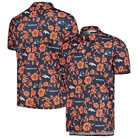 Men's Reyn Spooner Navy Denver Broncos Pua Performance Polo