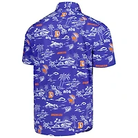 Chemise boutonnée à imprimé Kekai Reyn Spooner Royal Denver Broncos pour homme