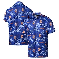 Polo Reyn Spooner Royal Denver Broncos Throwback Pua Performance pour hommes