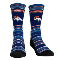 Pack combiné de chaussettes et caleçons boxeurs Rock Em Socks Denver Broncos Primary Crew pour hommes