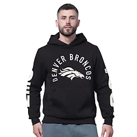Sweat à capuche en polaire noir Starter pour homme des Denver Broncos Handoff