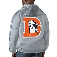 Veste entièrement zippée Starter Grey Denver Broncos Thursday Night Gridiron Throwback pour hommes