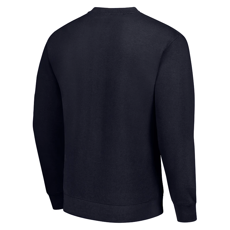 Sweat-shirt à imprimé graphique en maille bleu marine pour homme, équipe des Denver Broncos