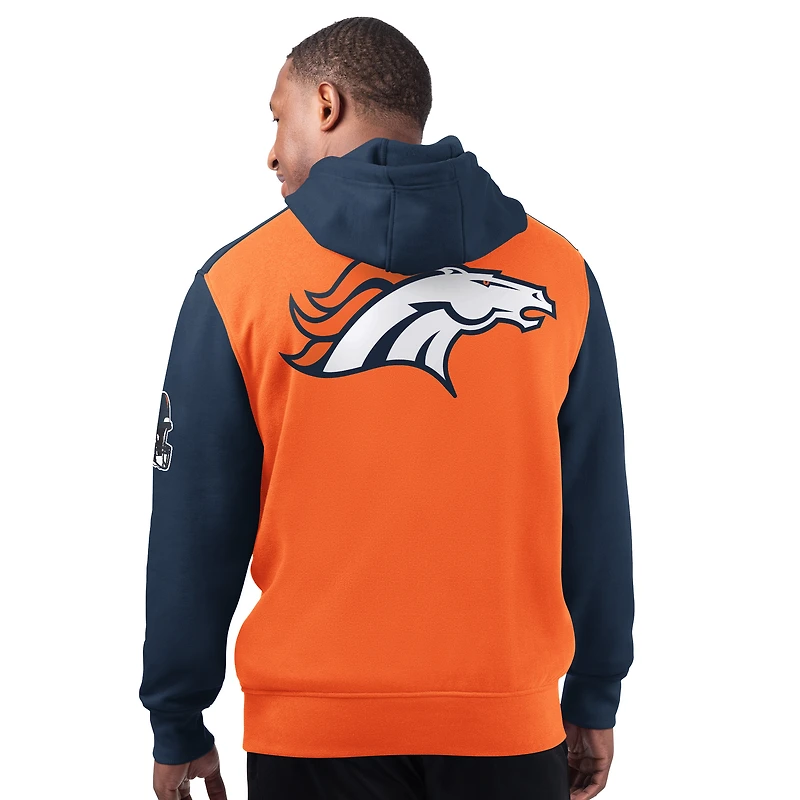Sweat à capuche orange Starter Extreme pour homme des Denver Broncos