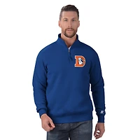 Sweat-shirt zippé classique pour homme Starter Royal Denver Broncos
