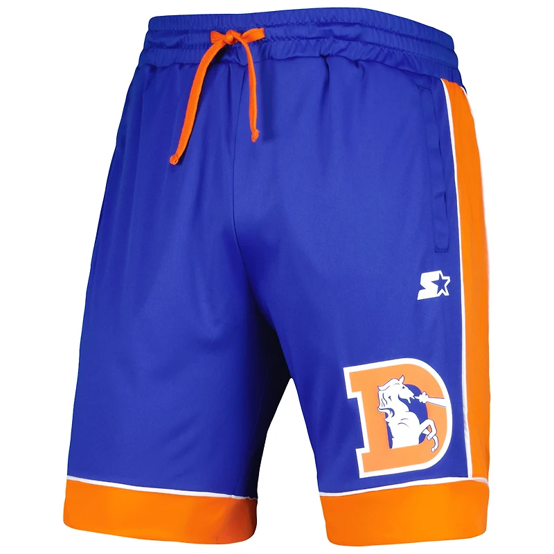 Short pour homme Starter Royal Denver Broncos Throwback Fan Favourite