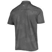 Polo Tommy Bahama Charcoal Denver Broncos Palm Coast Delray Frond Allover IslandZone pour homme