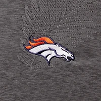 Polo Tommy Bahama Charcoal Denver Broncos Palm Coast Delray Frond Allover IslandZone pour homme