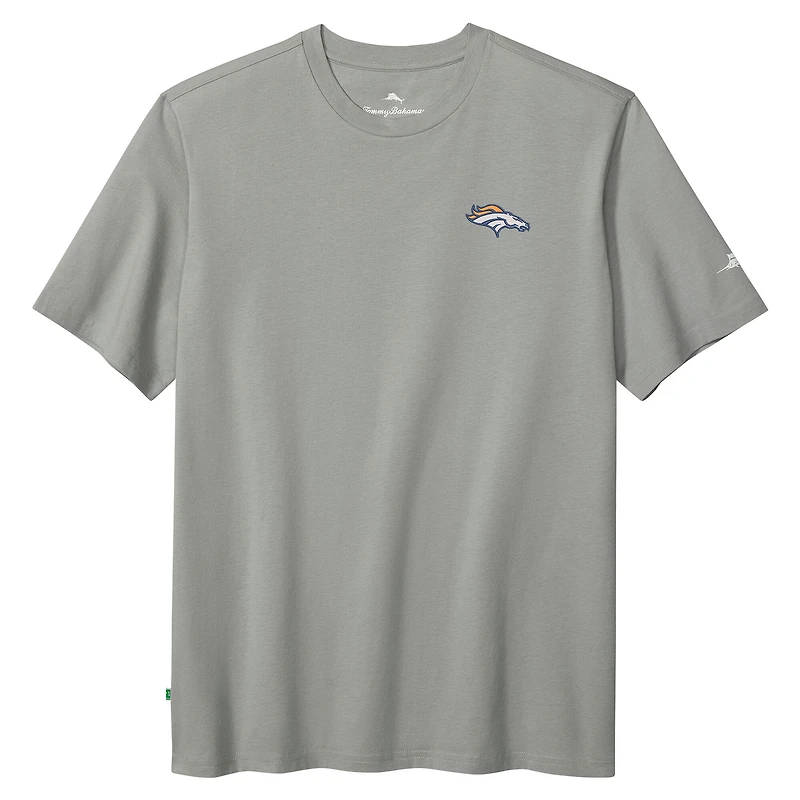 Men's Tommy Bahama  Gray Denver Broncos Huddle & Hang Tens T-Shirt